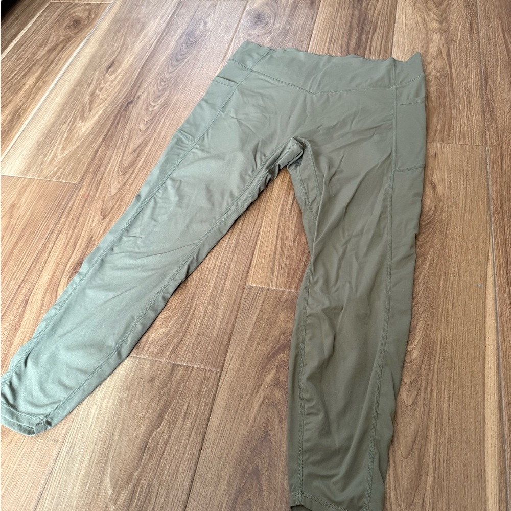 HALARA Olive Green High-Waist Leggings
